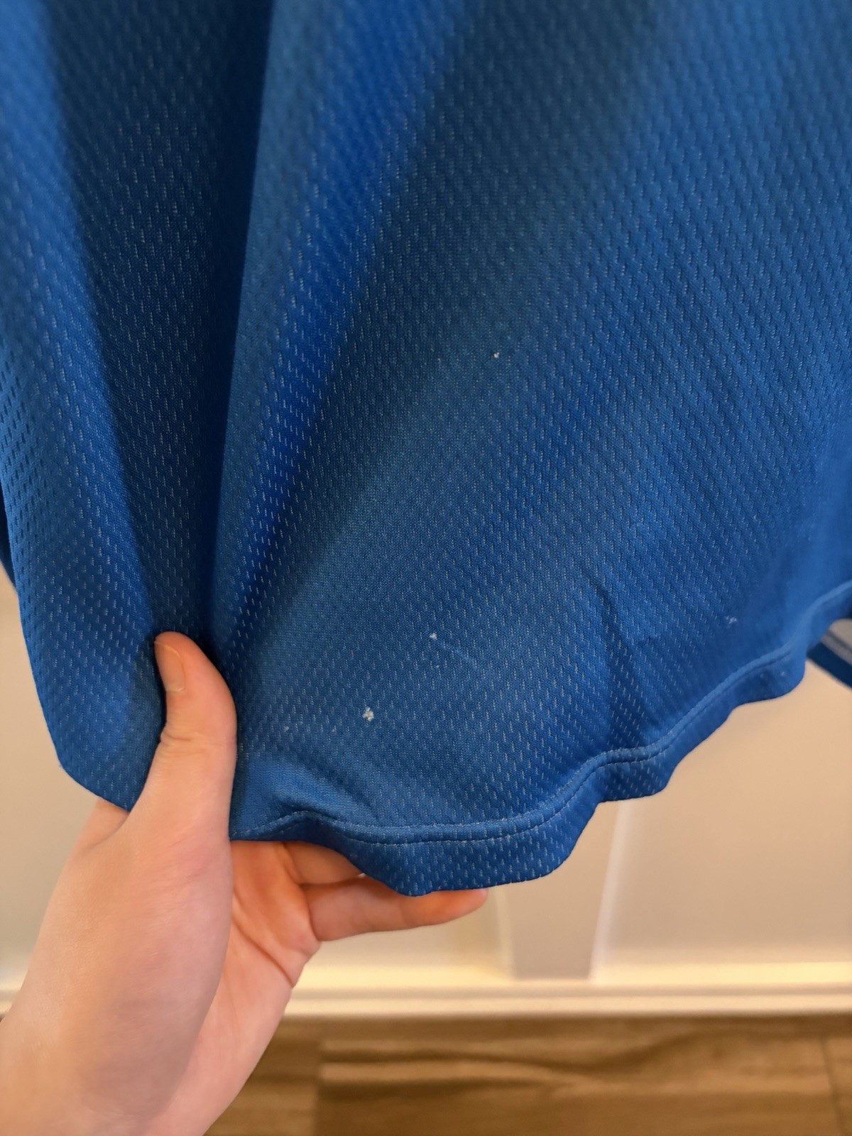 Giordana Superfit Men’s Cycling Jersey XXL Blue/White Striped 1/4 Zip Pockets