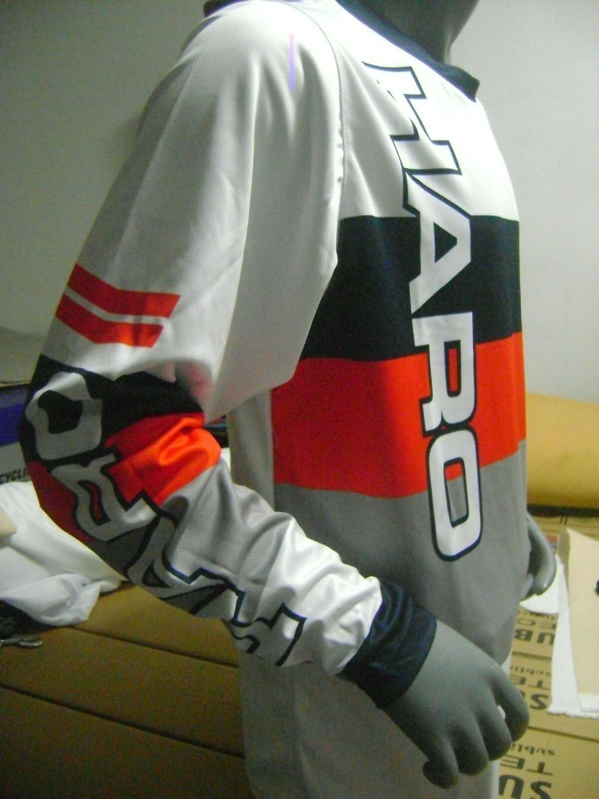 HARO OLD SCHOOL BIKE JERSEY CLASSIC BMX JERSEY RACE BIKE SHIRT BMX VINTAG L RGB