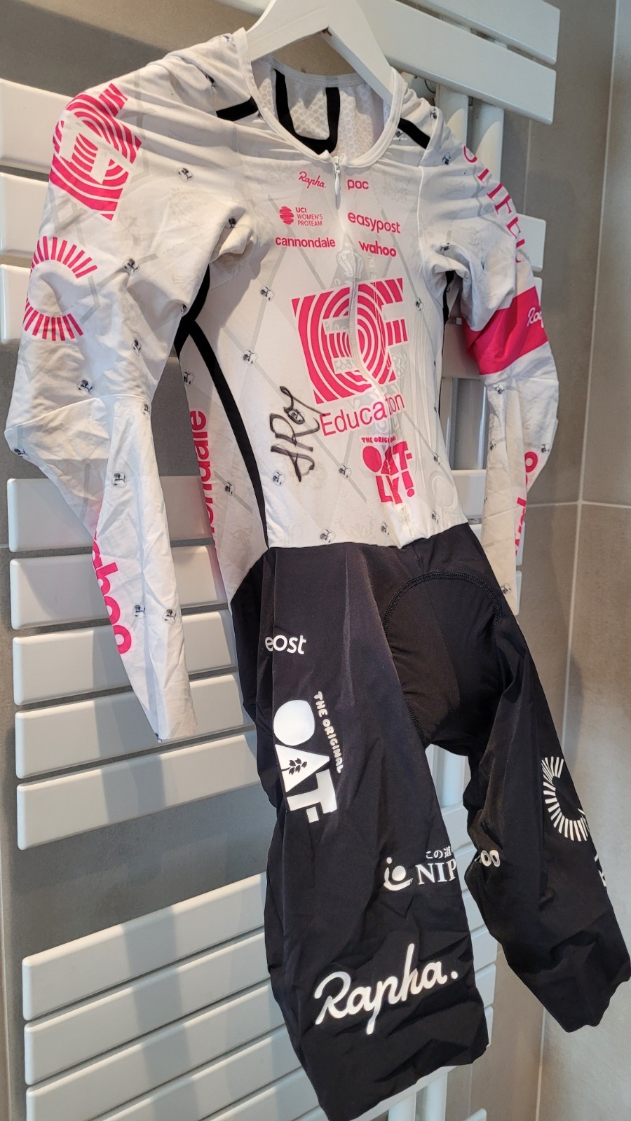 cycling jersey 2025 giro from Sarah ROY rapha ef education first skinsuit medium