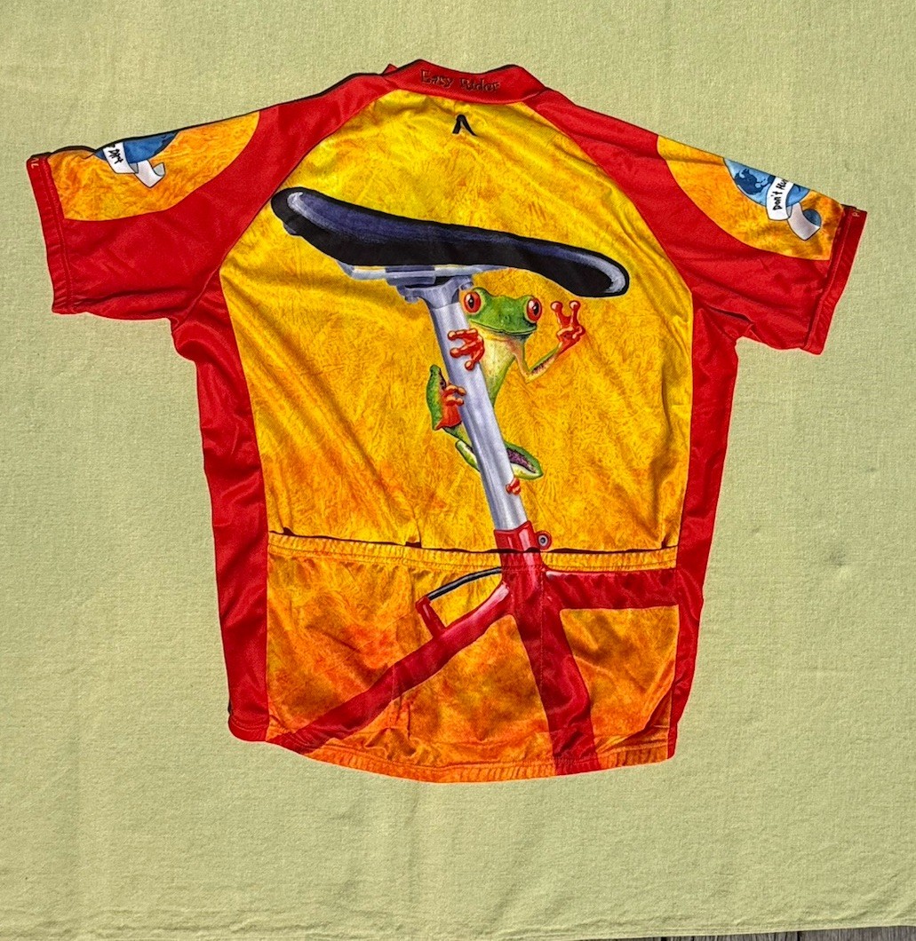 Primal Wear Cycling Jersey “Easy Rider” Frog Full Zip Size XL