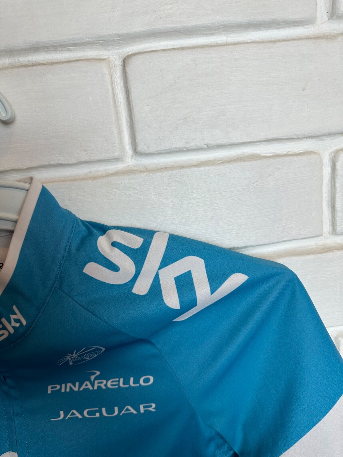Rapha Team Sky Cycling Jersey Size Xs Blue Very Rare Made In China
