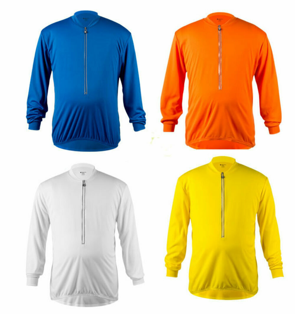 Aero Tech Gender Neutral Extended Size Long Sleeve Cycling Jersey – Made in the