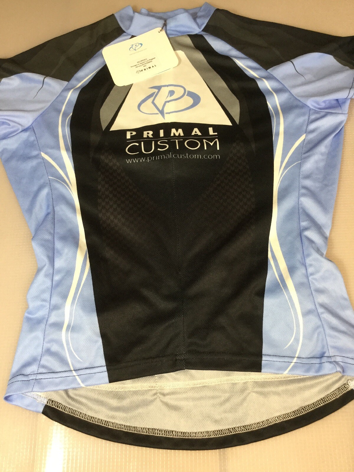 Primal Womens Sport Cut Raglan Cycling Jersey Medium M (6910-75)
