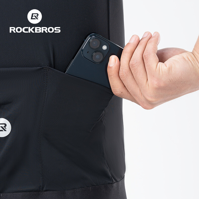 ROCKBROS Men’s Cycling Jersey Breathable Short Sleeve Riding Shirt Bicycle Tops
