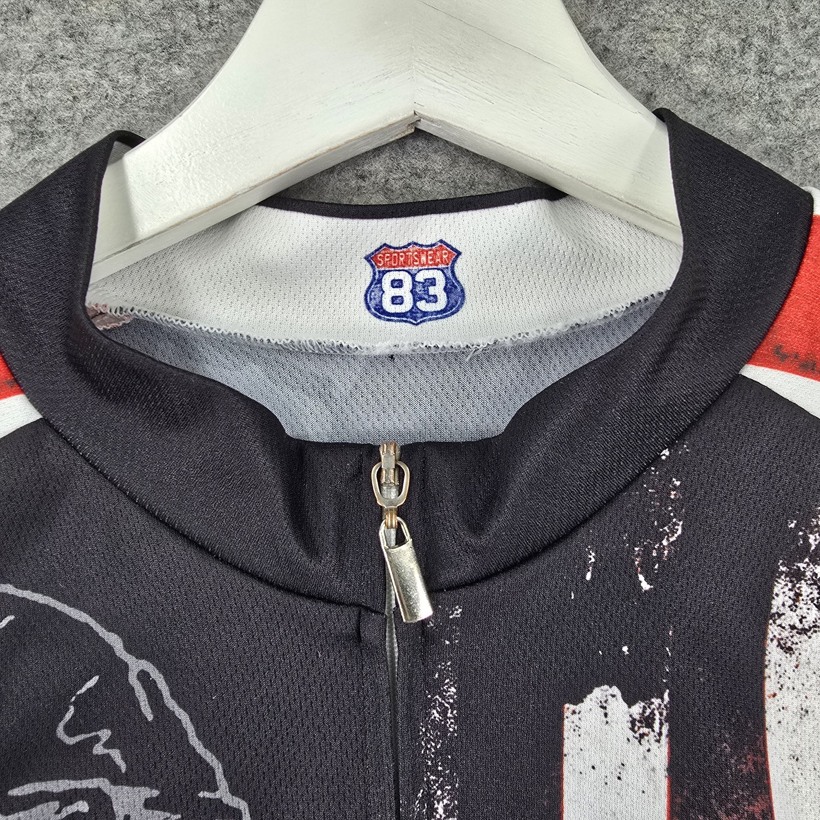 Sportswear 83 Men’s XXL Cycling Jersey Honor The Fallen USA Flag Full Zip Bike