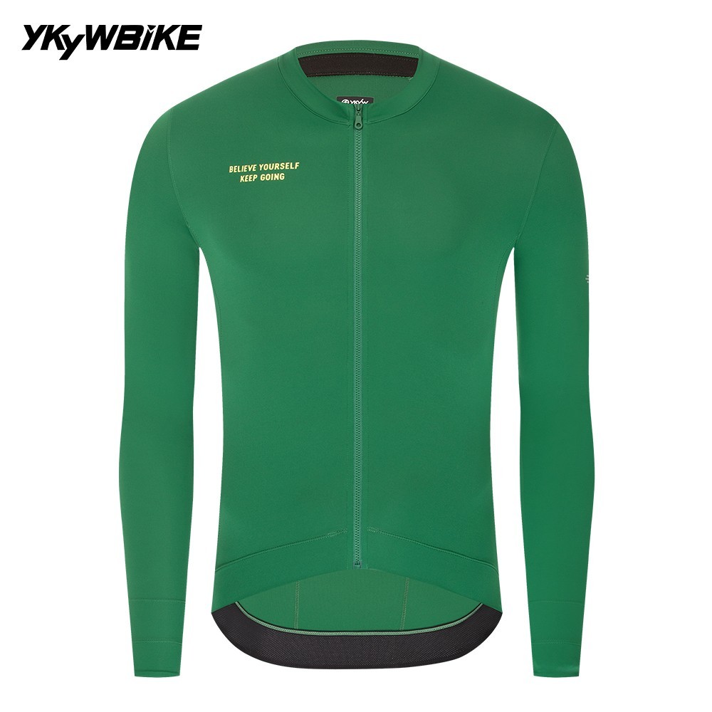 2025 Men Cycling Jersey 15-25°C Bicycle Shirt Long Sleeve Road Bike Clothing