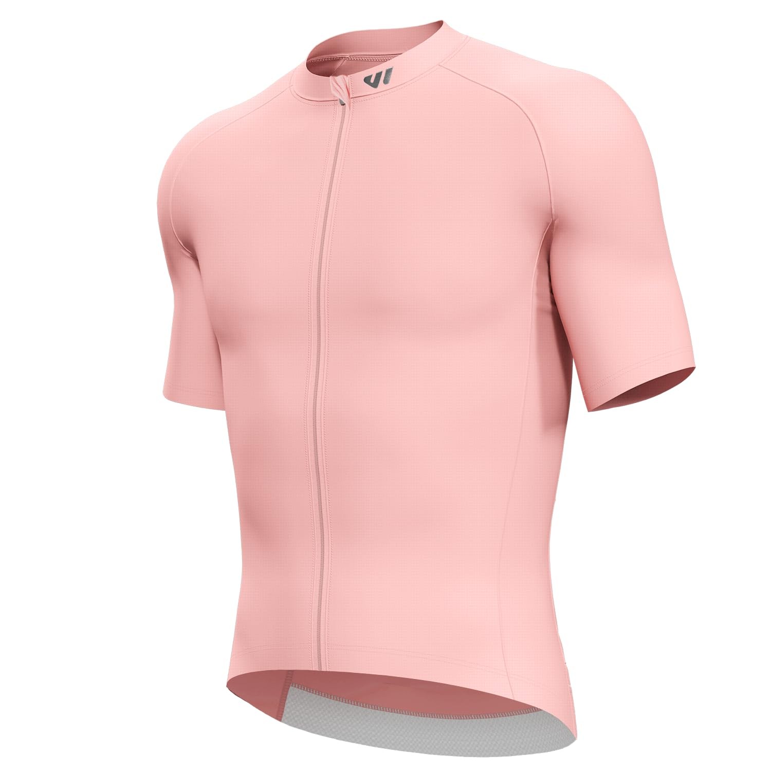 Lo.gas Men’s Cycling Jersey Short Sleeve Road Bike Shirt Quick Dry Pink L