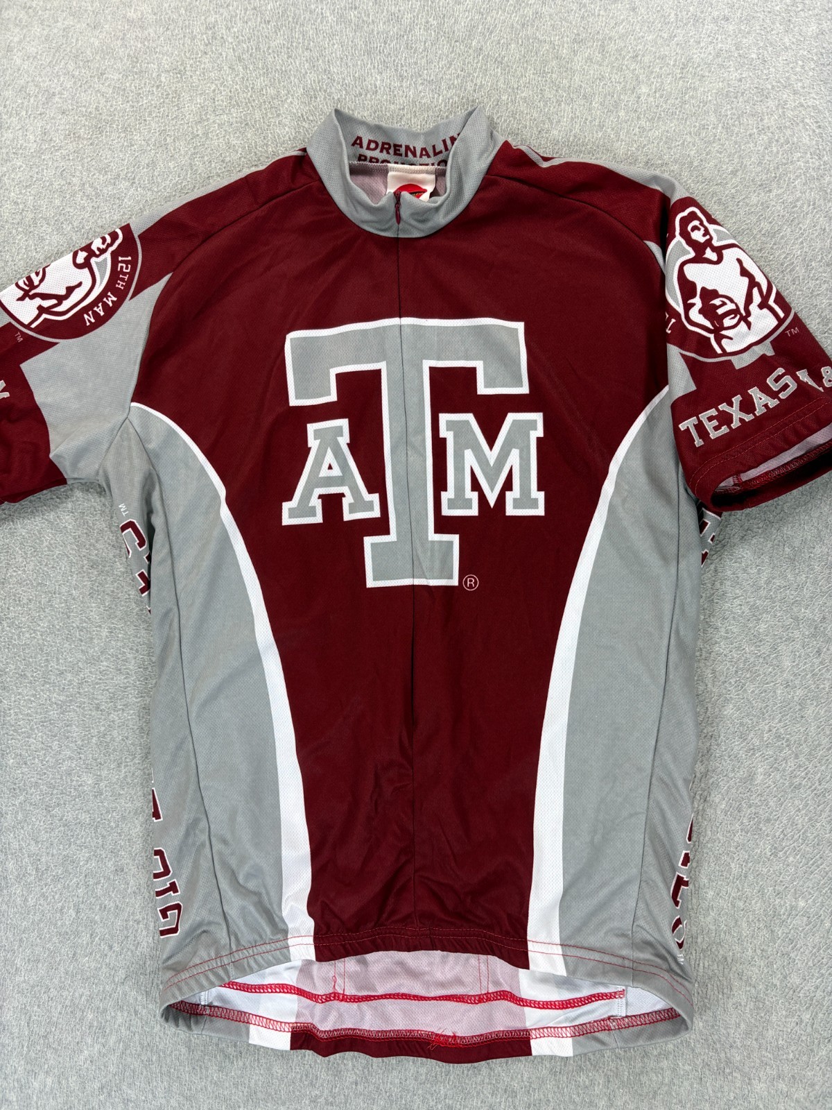 Texas A&M Aggies 3/4 Zip S/S Campus Cycling Jersey (Men’s XL) Maroon