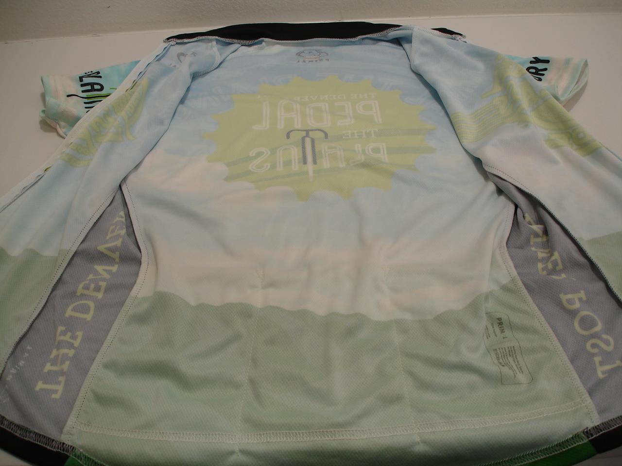 Primal Women’s M Cycling Raglan Jersey Sport Cut Pedal The Plains 2015 Full Zip
