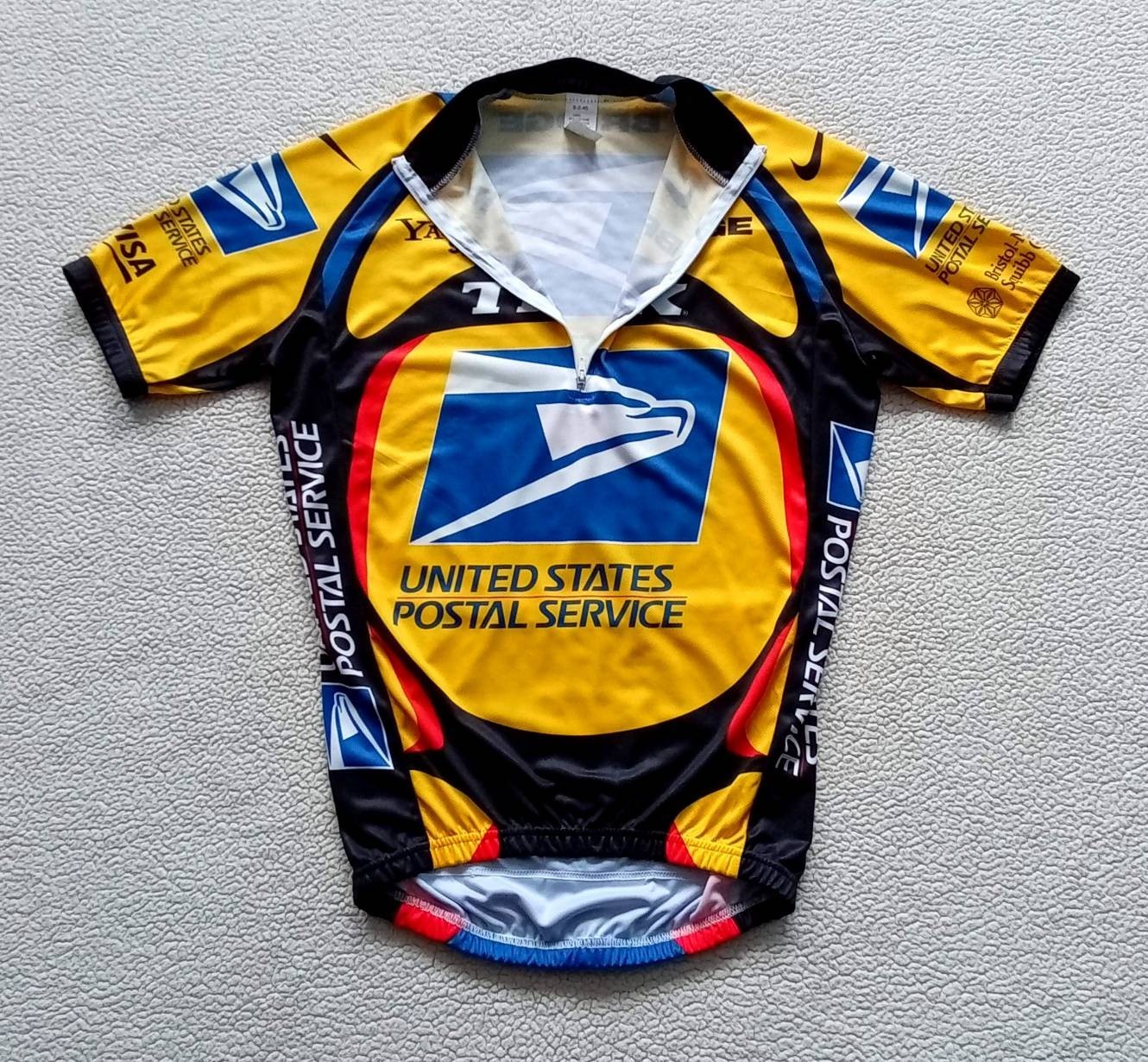 RARE LTD 2000 USPS TREK Yellow Ed. Nike Cycling Jersey Tour de France (fits M)