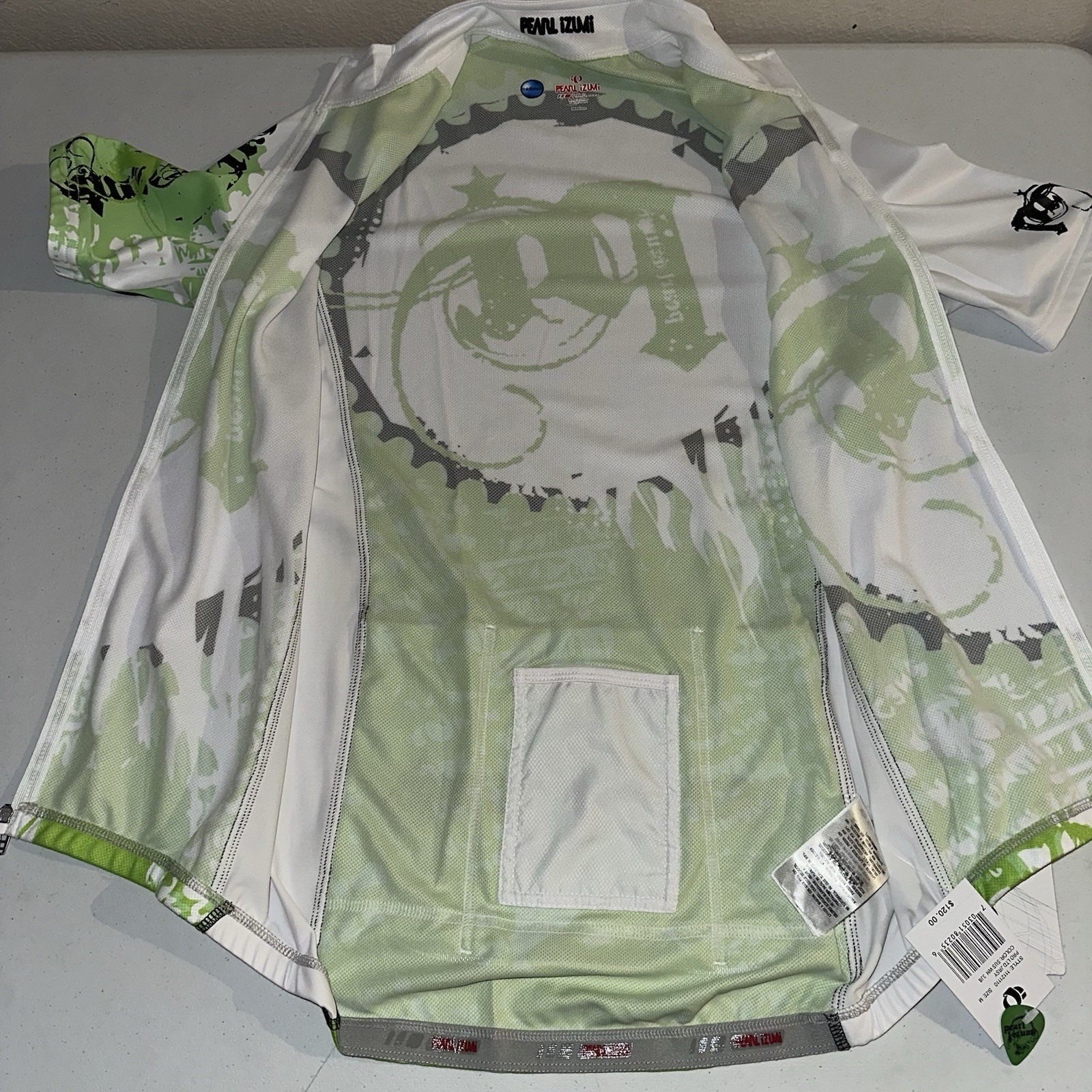 NWT Pearl Izumi Pro LTD Full Zip Short Sleeve Cycling Jersey Race Fit Sz M Men’s