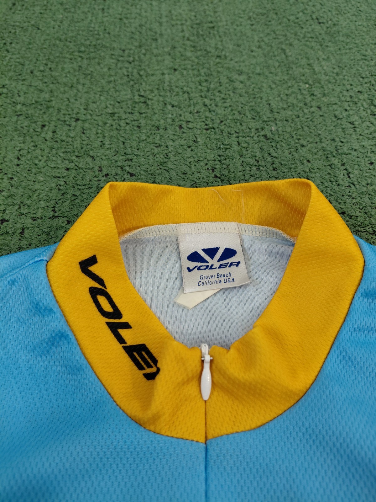 Voler Delaware Chapter MS 150 Bike Tour Multicolored Zip Up Cycling Jersey Sz…