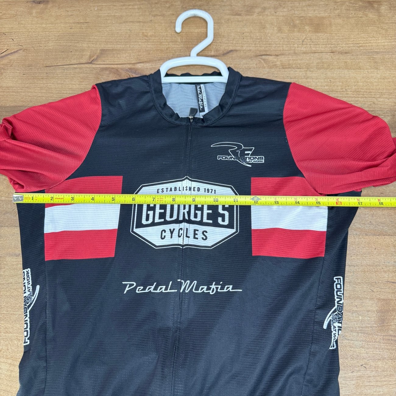 Pedal Mafia George’s Cycles Short Sleeve Mens XXS Cycling Jersey