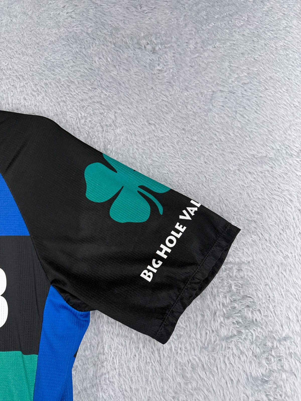 Black Bottoms Cycling Jersey Adult Large Green Blue RATPOD13 Dillion Montana