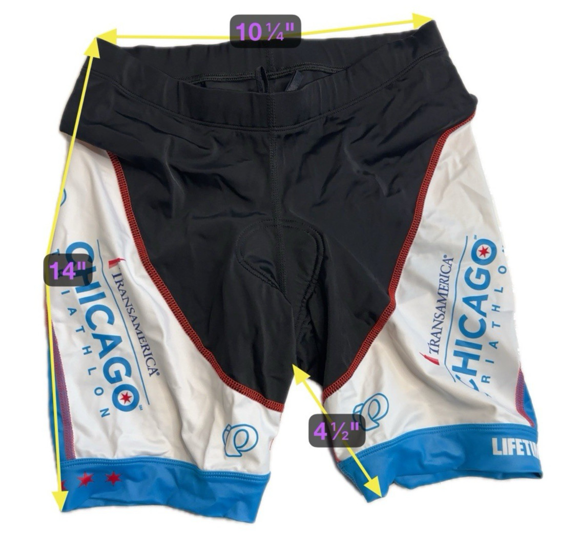 NWT Pearl Izumi Select Custom Tri Shorts Women M Jersey Chicago Triathlon