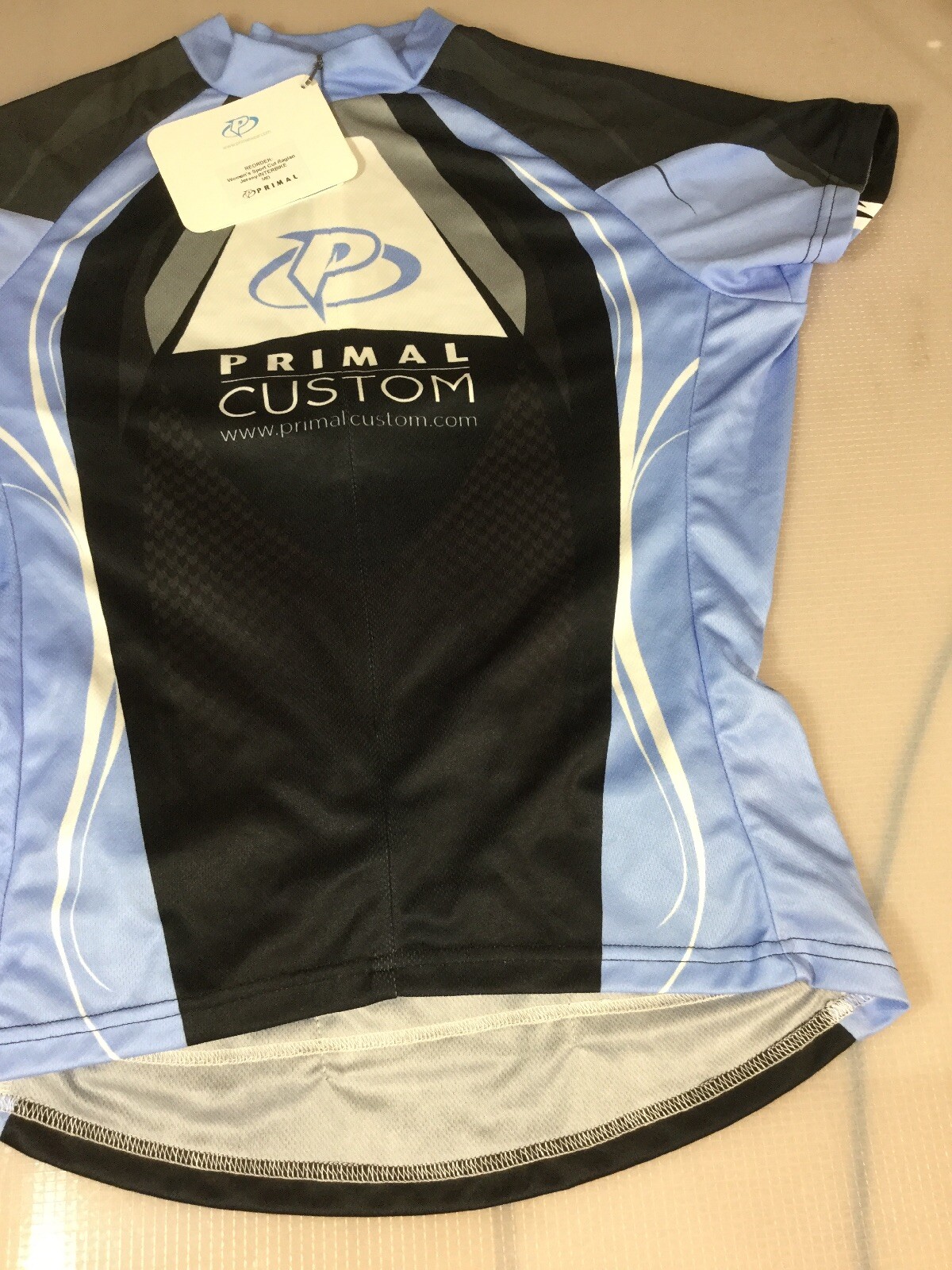 Primal Womens Sport Cut Raglan Cycling Jersey Medium M (6910-75)