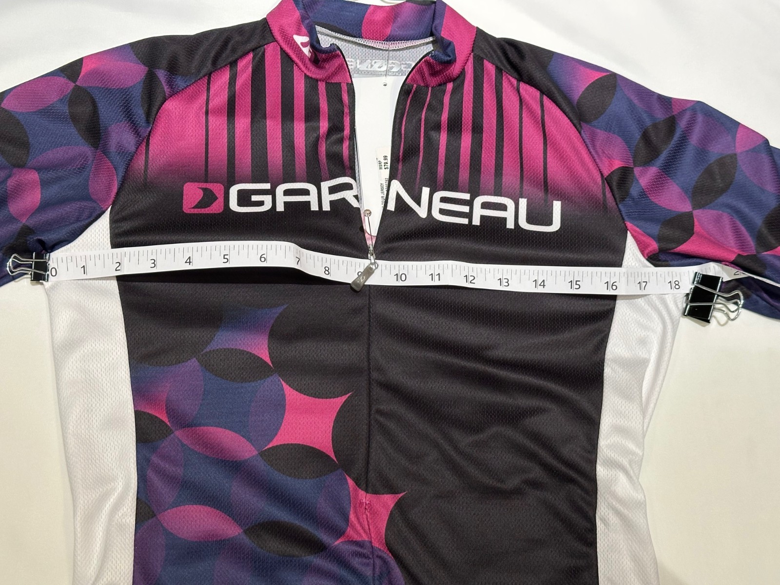 Louis Garneau Cycling Tour Jersey NWT$80 Women’s Large 3/4-Zip Pockets Wicking
