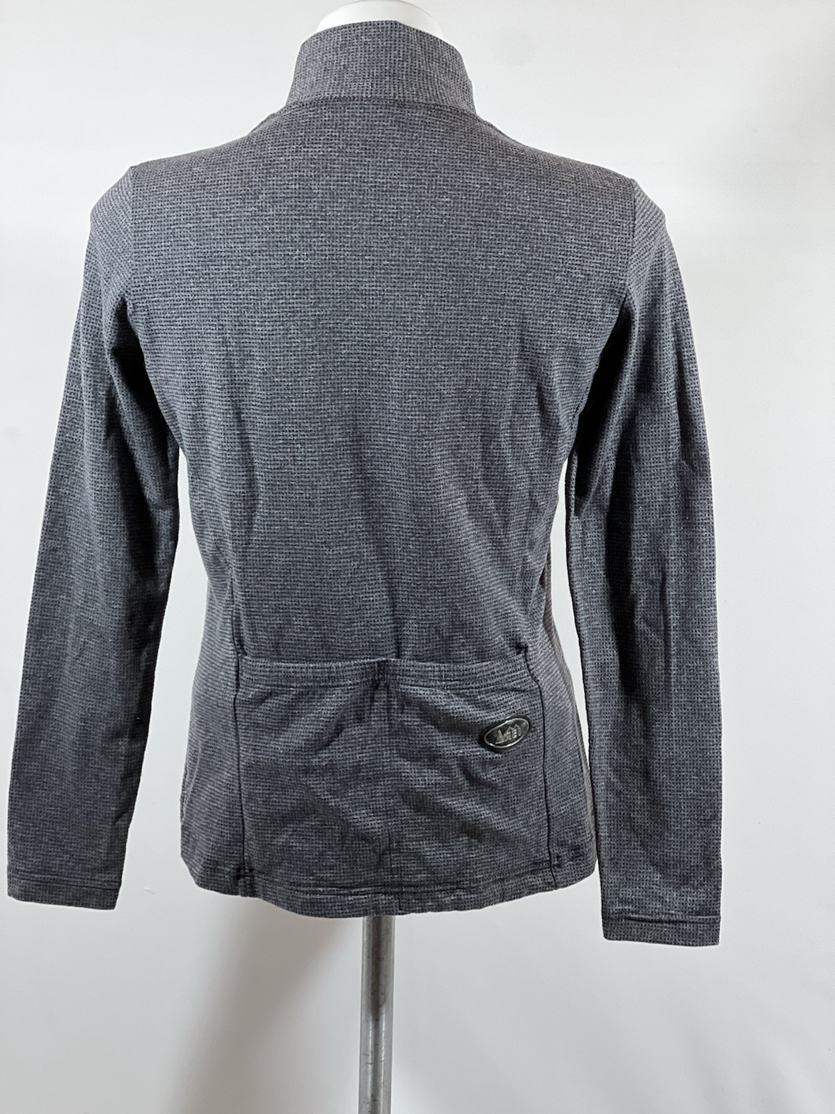 REI Cycling Jersey Womens Medium Gray Long Sleeve Gorpcore Athleisure Bike
