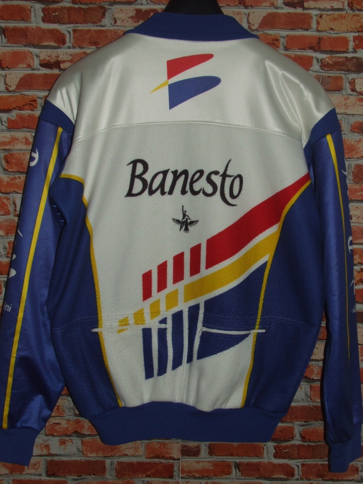 Banesto Nalini Bike Jersey Jacket Cycling Fleece Synthetic Size XL