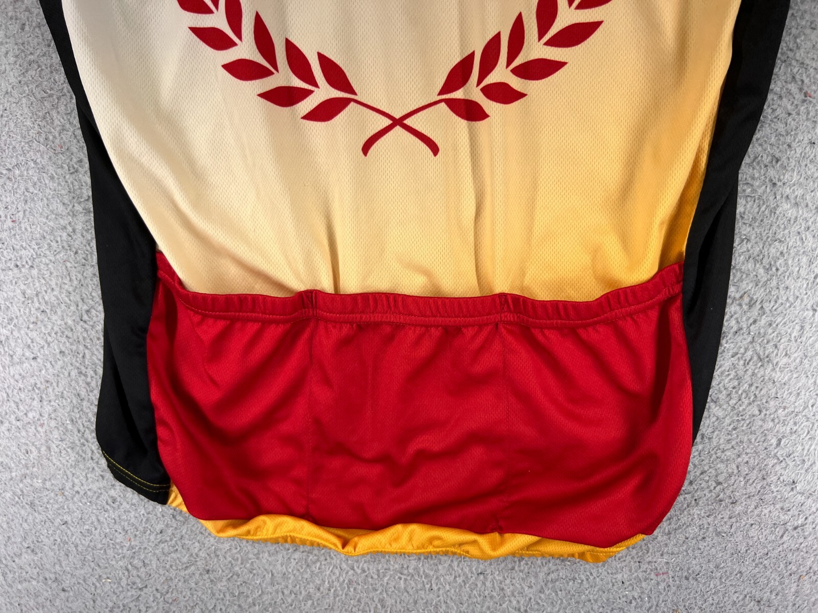 Primal Cycling Jersey Adult Medium Yellow Black Tour De ADA Diabetes Polyester