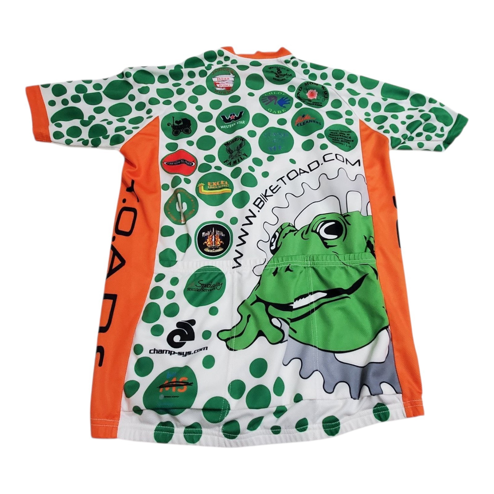Champion System Men’s Club Cut Cycling Jersey Large L Hairy Toad Cycling