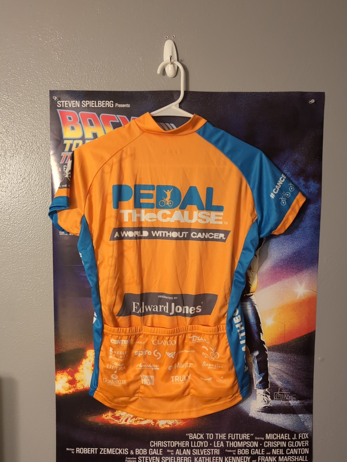 Primal Cycling Jersey Size M Orange Women’s Sport Cut Raglan Full Zip Wicking