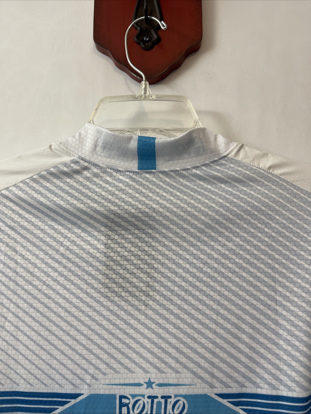 Rotto Line For Cycling Mens 2xl White Elastic Full-Zip Cycling Jersey NWT! M1396