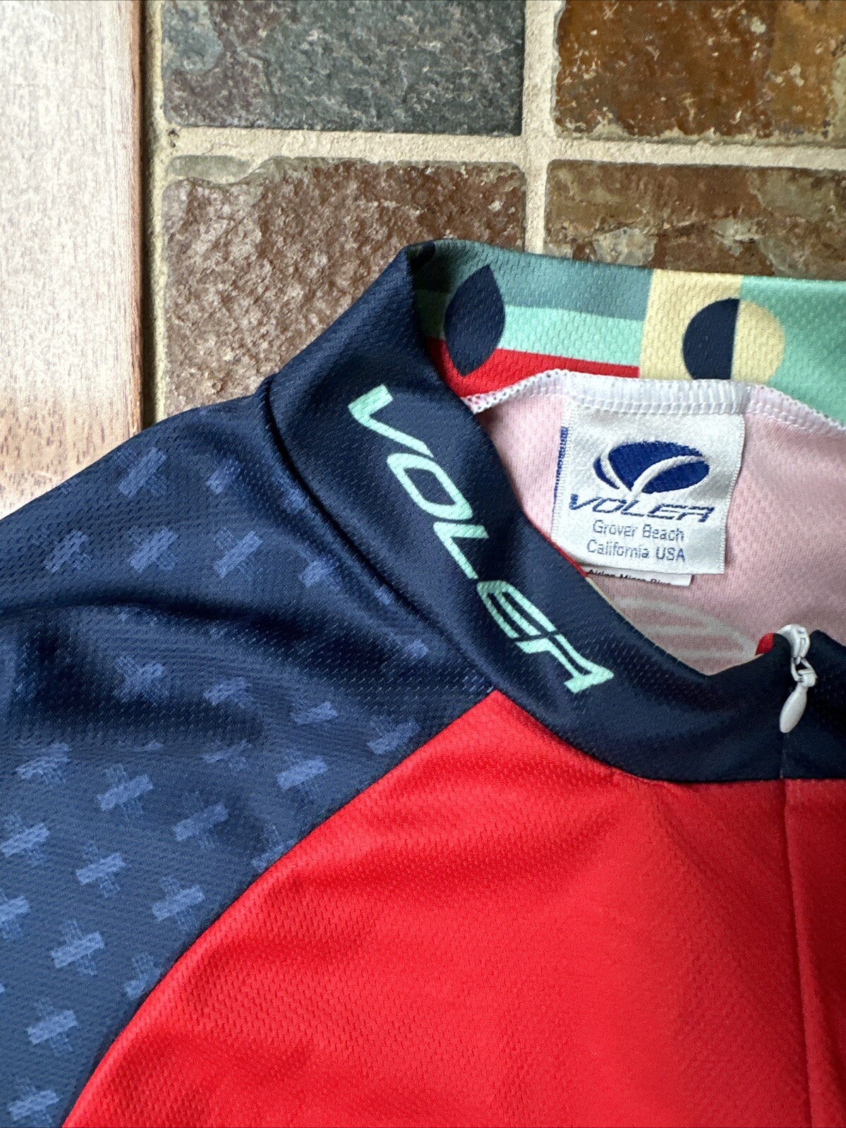 Voler REI Adventures, Cycling Jersey 3/4 Zip Bike Shirt Large