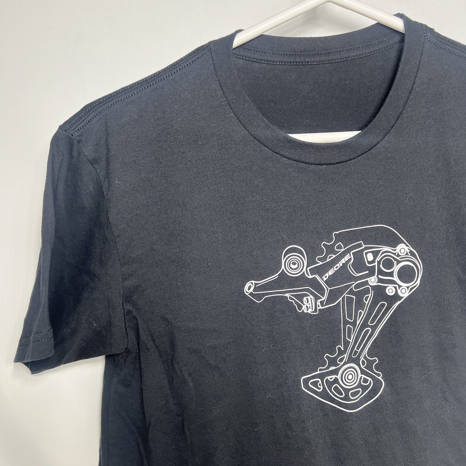 Shimano Deore Derailleur T Shirt Mens Size M/L Black