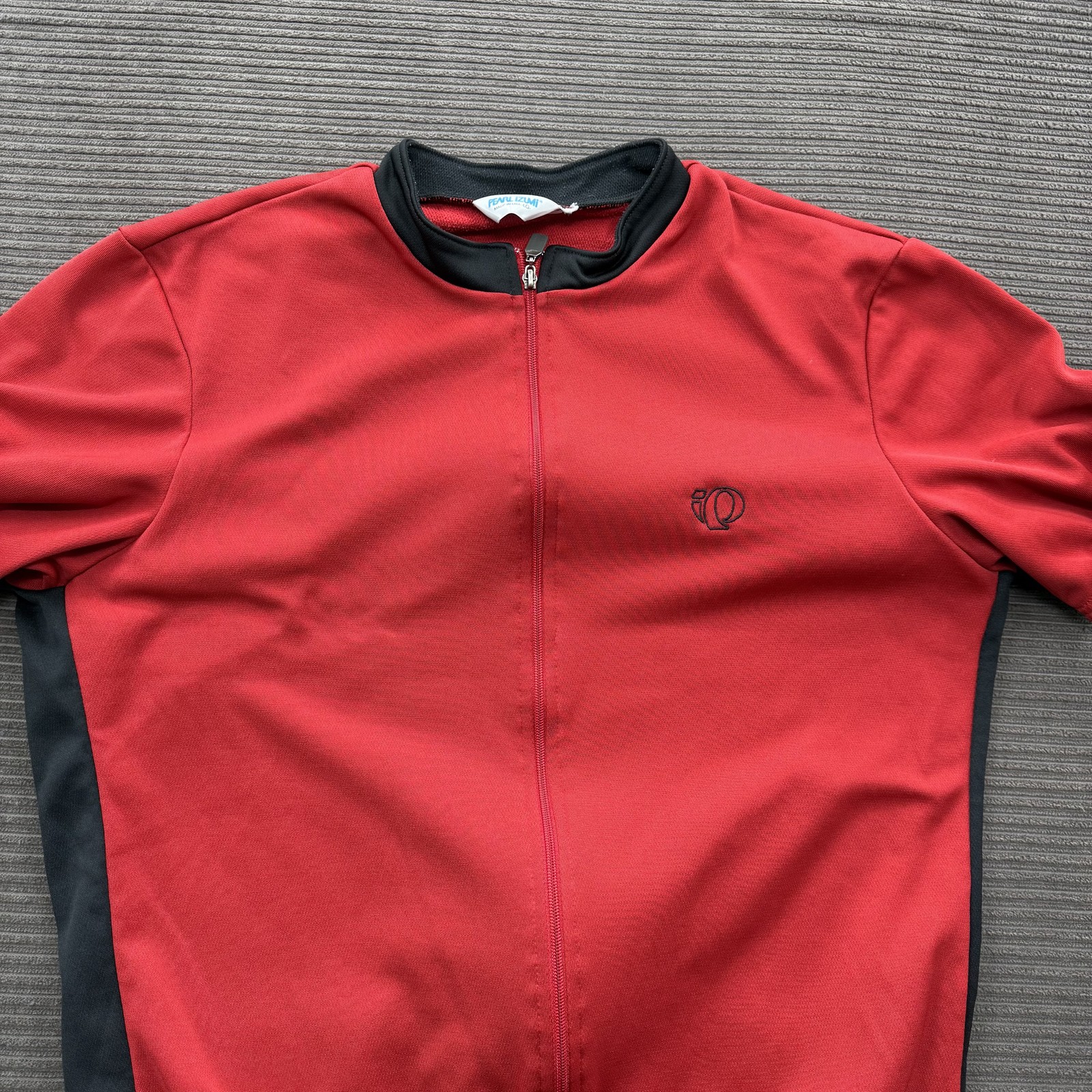 Vintage Pearl Izumi Cycling Jersey Large Full Zip Made in USA 90s Bike Shirt