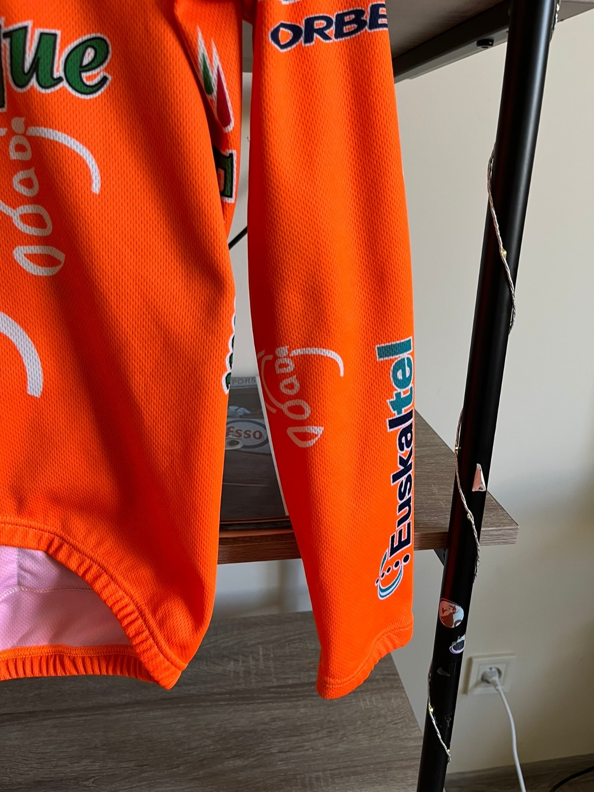 Etxeondo Euskaltel Cycling Shirt Vintage Cycle 2000s Jersey Long Sleeve size M/L