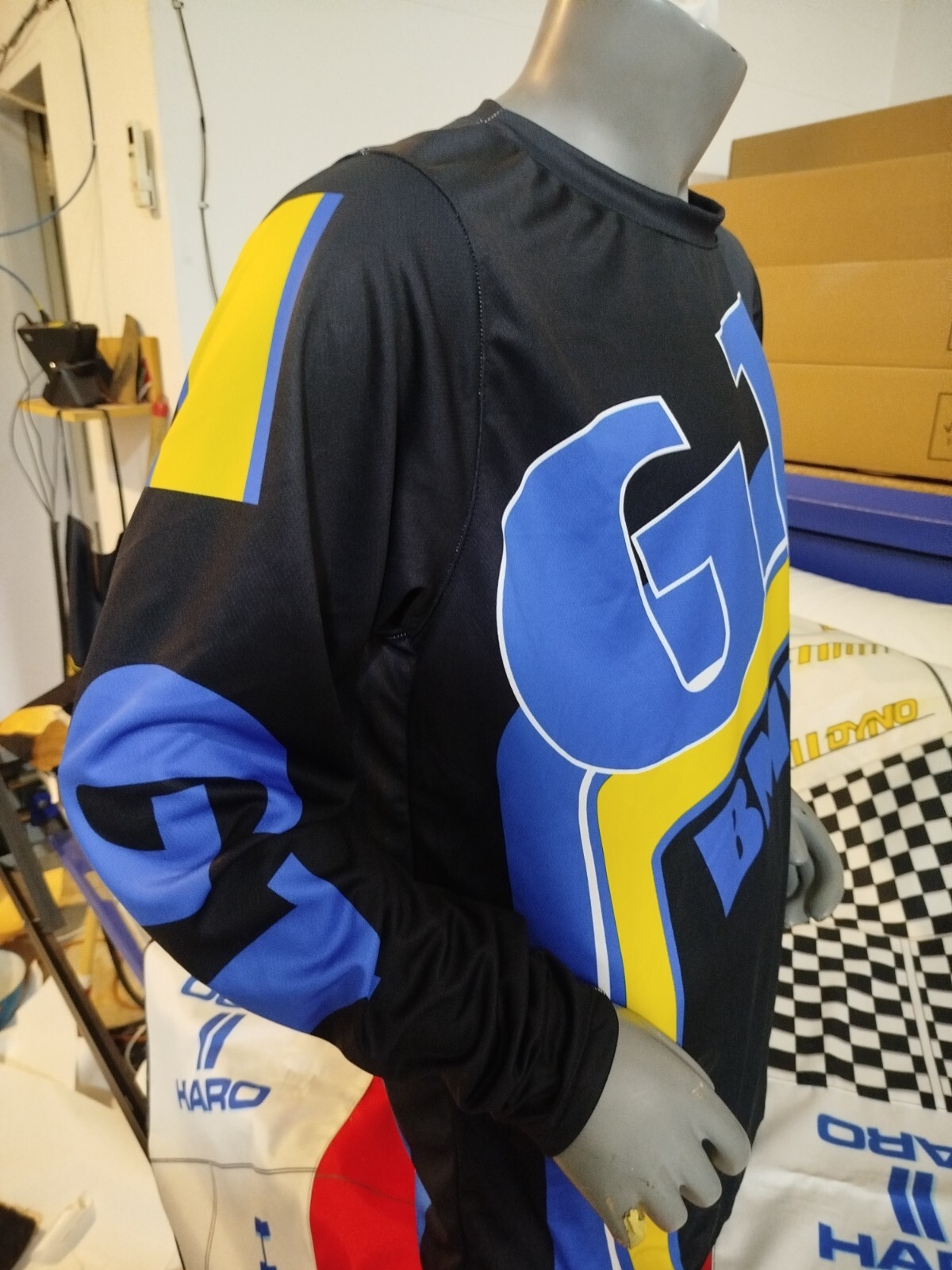 GT OLD SCHOOL BIKE JERSEY CLASSIC BMX JERSEY RACE BIKE SHIRT BMX SHIRT L