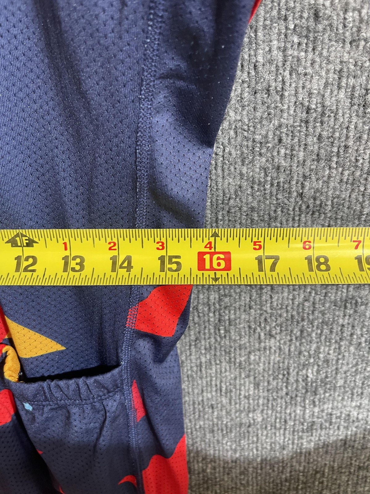 Novo Sportswear Cycling Jersey Mens 2XL Multicolor Cyclon Full Zip Pockets Bike