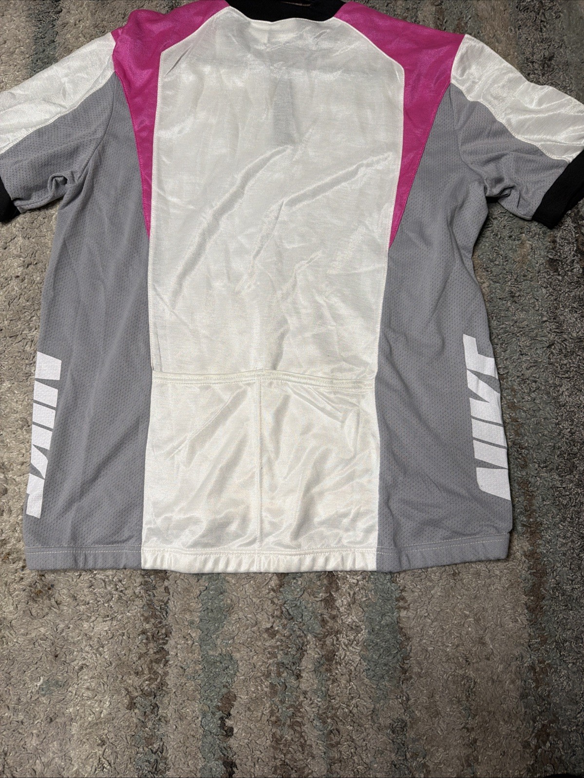 Vintage Nike Cycling Jersey Shirt Grey/pink Men’s XL Cotton