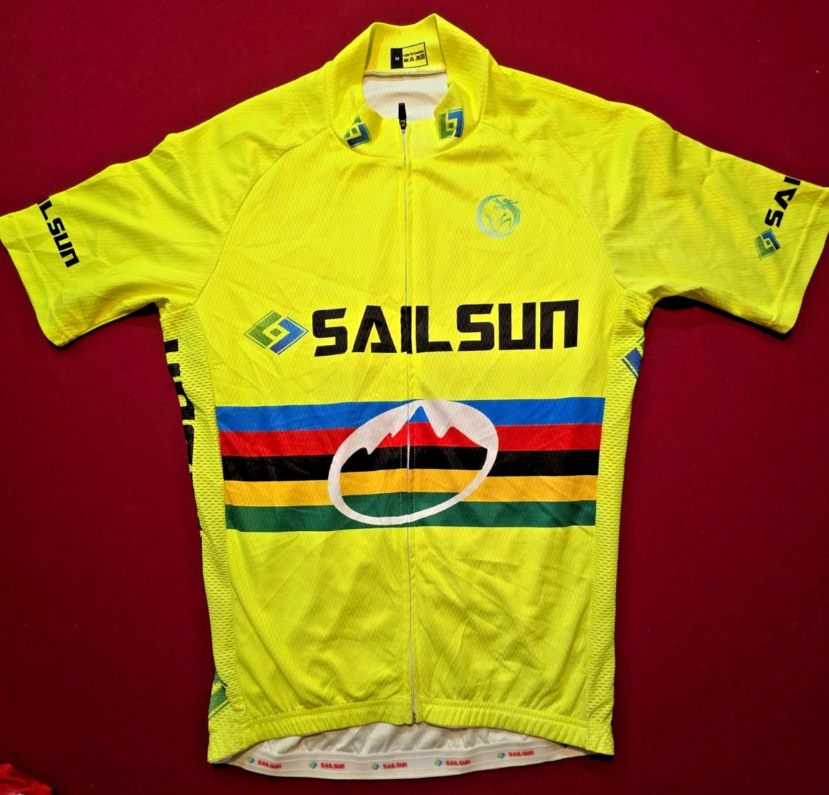X5 Lot MEN’S FULL ZIP Bicycle Cycling MED Bike Jerseys Jersey SailSun BB Fiolla