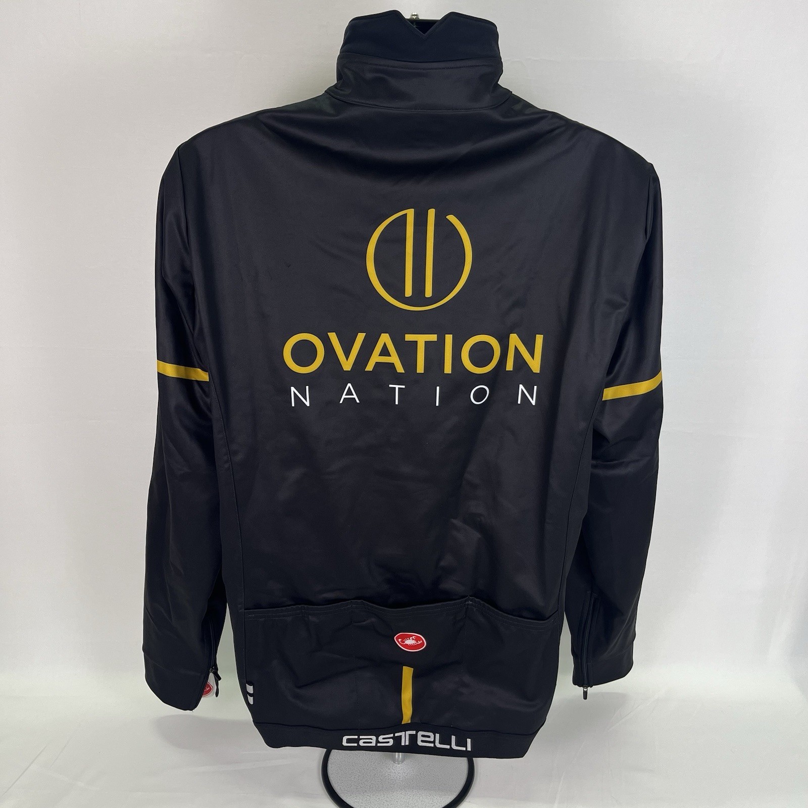 Castelli Men’s Long Sleeve Full Zip Cycling Jersey Black Sz 2X Large Jacket
