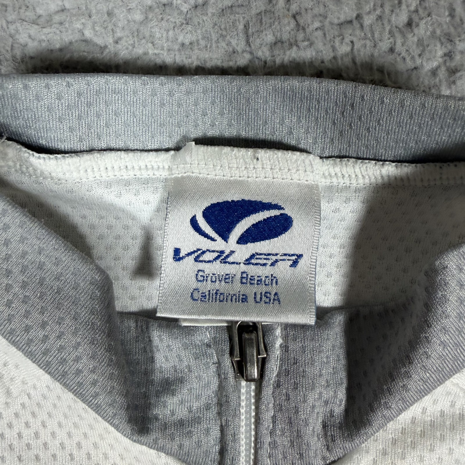 Voler Cycling Jersey Womens Small White Performance Full Zip Stretch Pockets