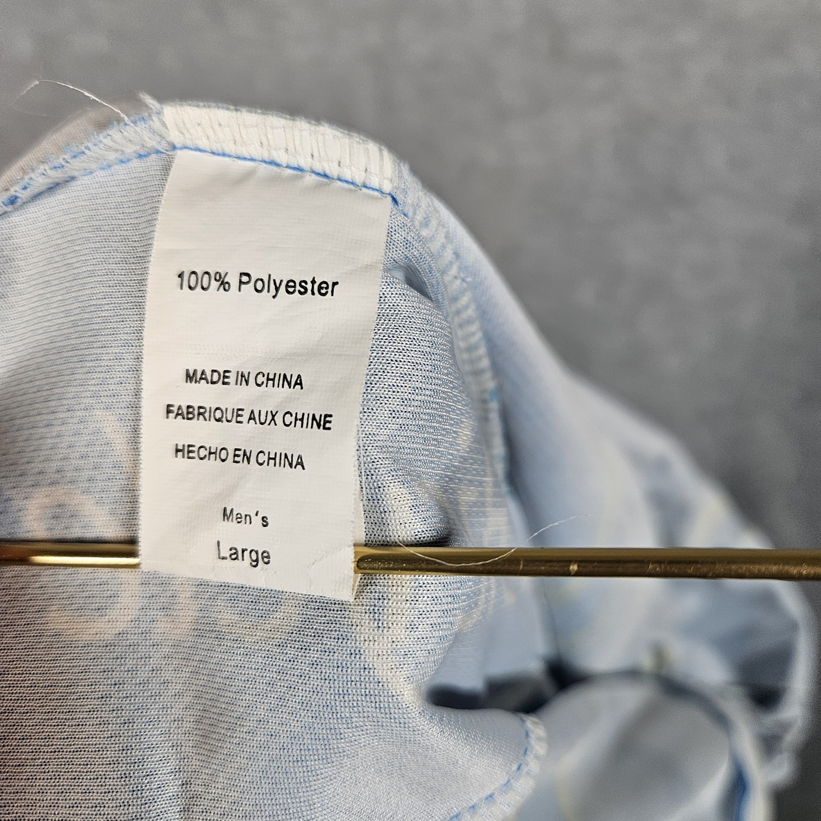Performance Bike Primal Cycling Jersey Men’s Large Blue White Yellow Striped