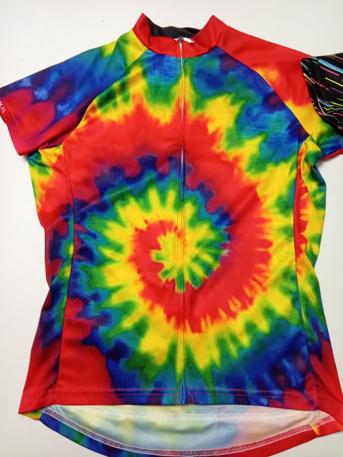 Set Of 2 Primal Cycling Jerseys Women’s Tie Dye Colorful Full Zip Cycling Jersey