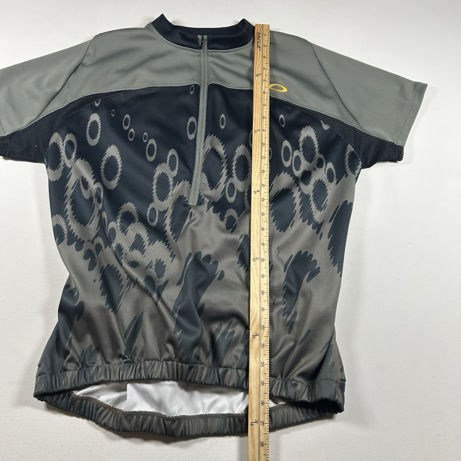 Vintage Oakley Cycling Jersey Size L Tactical Field Gear Scatter Logo Gorpcore