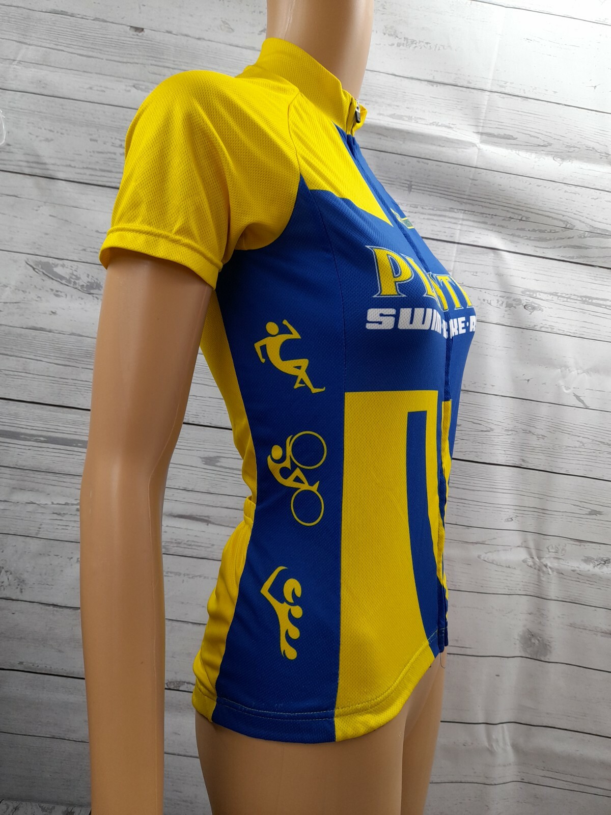 Rocket Science Sports Bike Cycling Jersey Playtri Shirt Womans Sz S Race Team
