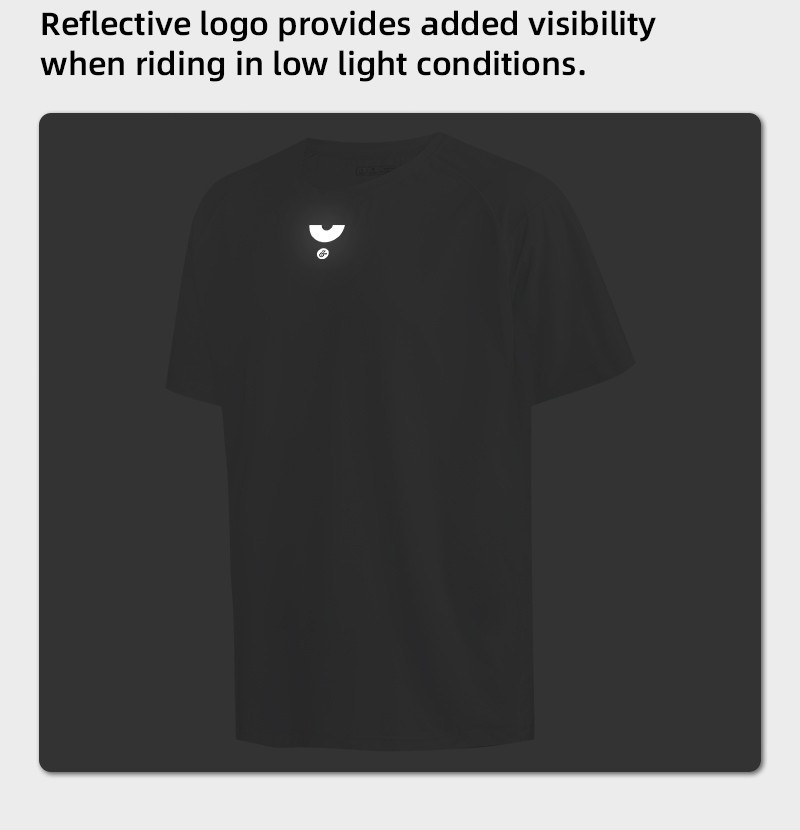 YKYW Men’s Casual Cycling Jersey Short Sleeve Quick Dry Shirt Bicycle Clothing