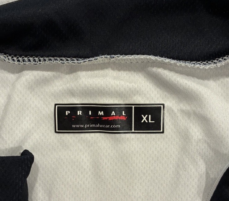 PRIMAL Men’s Cycle BICYCLE Jersey XL Bicycle Works Bermuda 1/4 Zip Pocket NWT