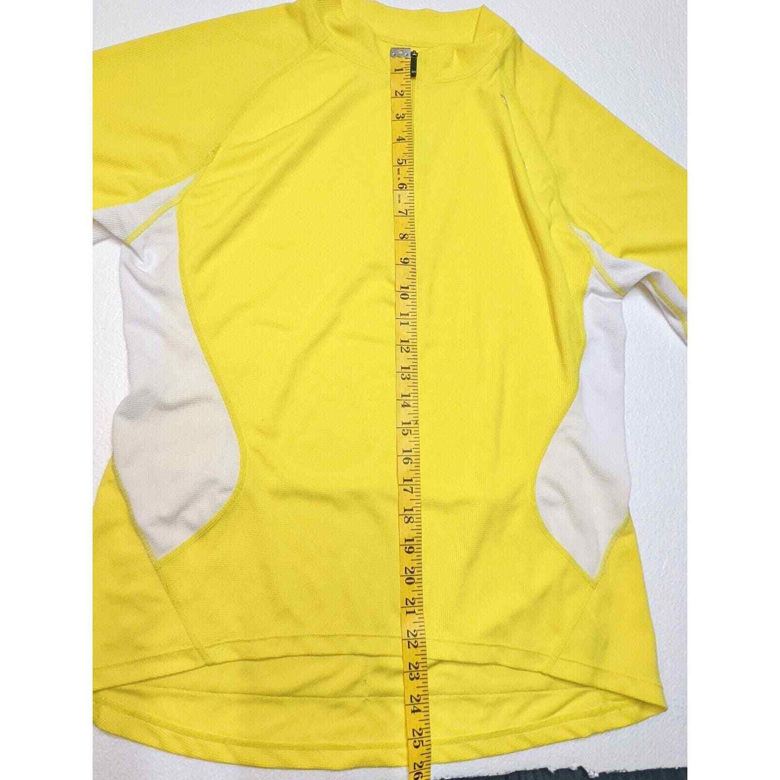 Bellwether Cadence Cycling Jersey Women’s XXL Yellow Technical Apparel Pockets