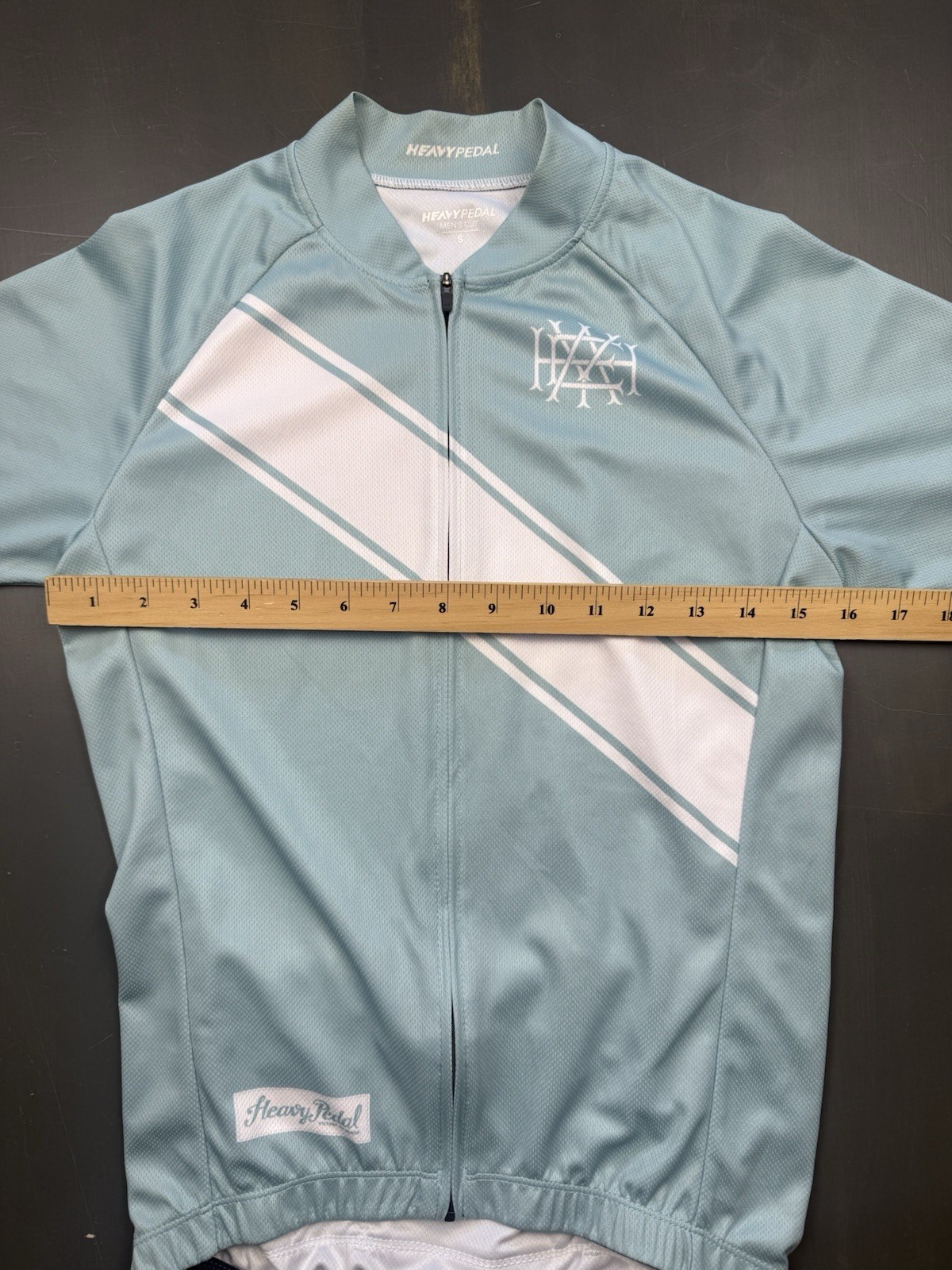 Heavy Pedal Cycling Jersey Mens Small Blue Biking Active Shirt Bike Lightweight