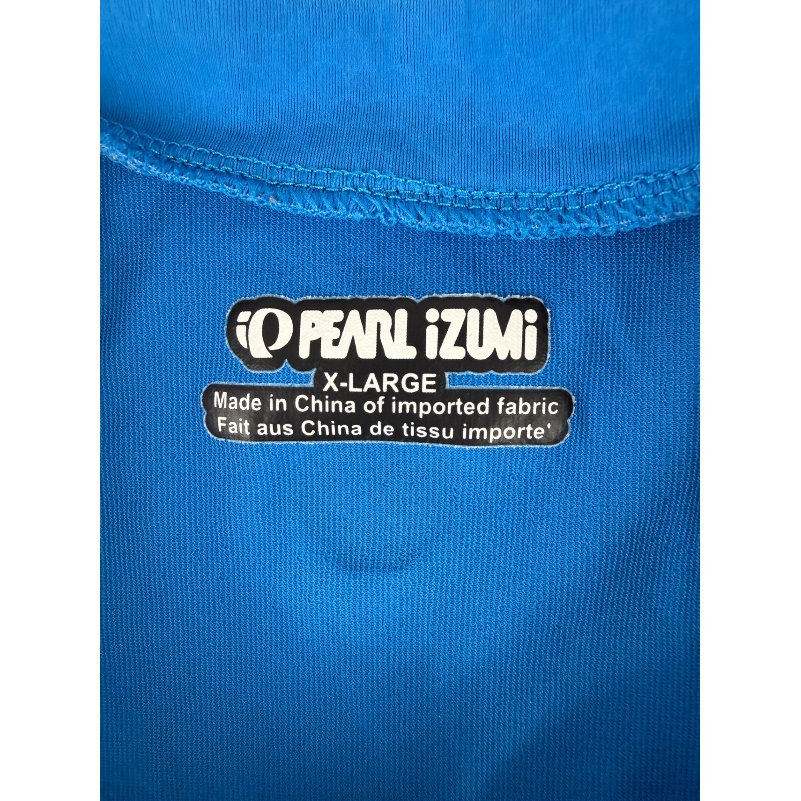 Pearl Izumi Cycling Jersey Mens XL Blue Aero Sensor Tri Sleeveless 1/4 Zip