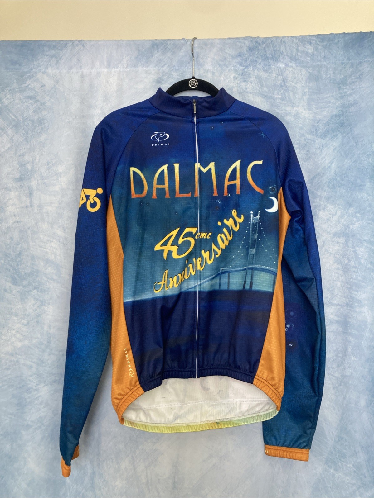 2015 DALMAC 45th Anniversary Cycling Bicycling Jersey Men’s Medium EUC Full Zip