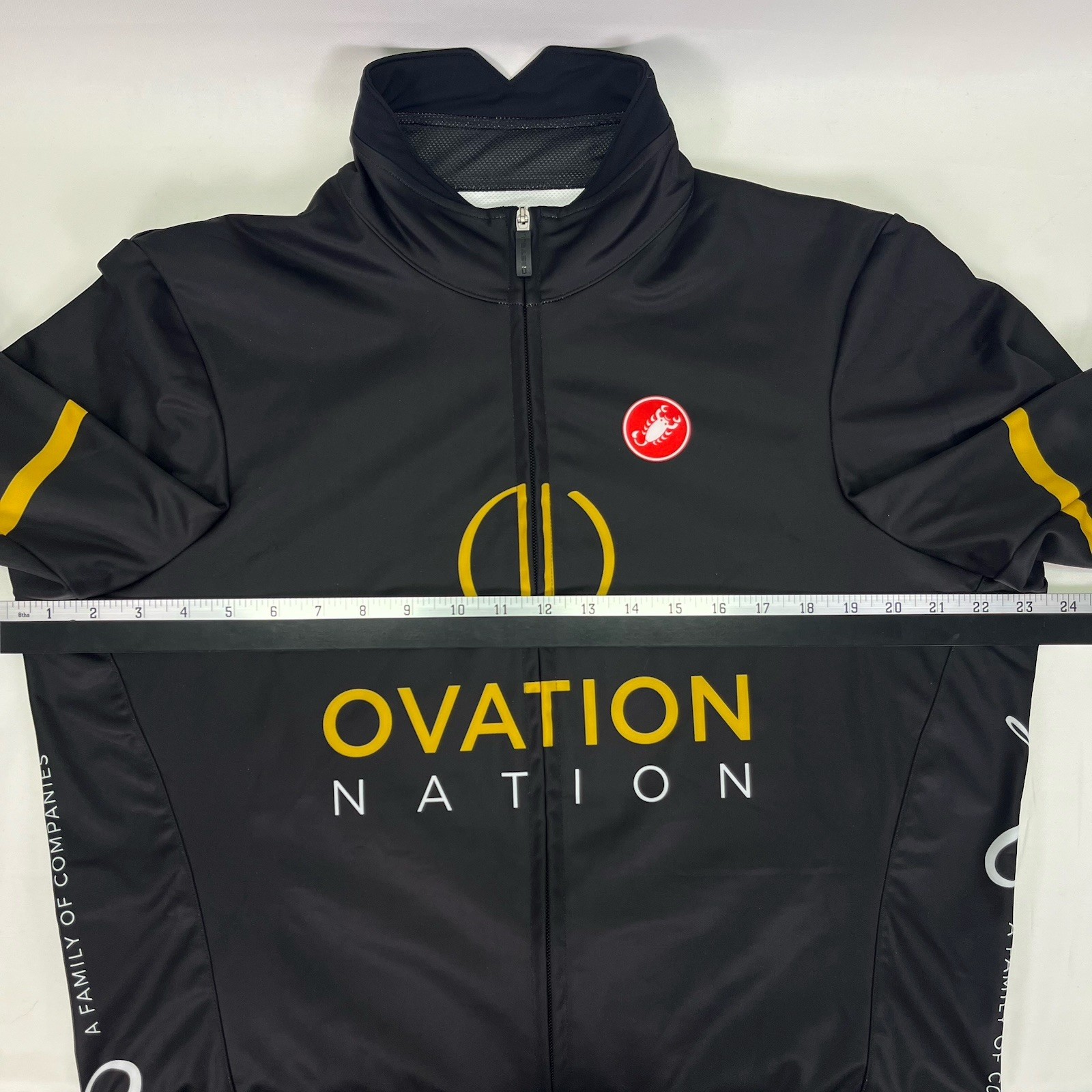Castelli Men’s Long Sleeve Full Zip Cycling Jersey Black Sz 2X Large Jacket