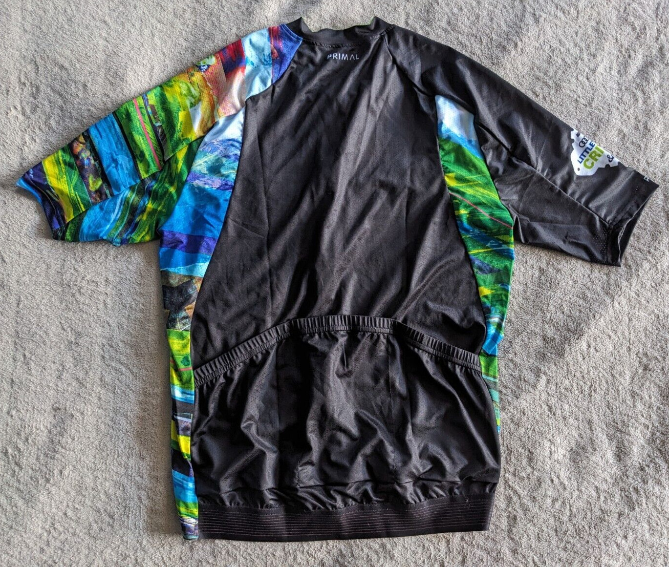 PRIMAL WEAR Cycling Jersey Mens M Race Cut Bicycle Green Blue NEW NWT Colorado