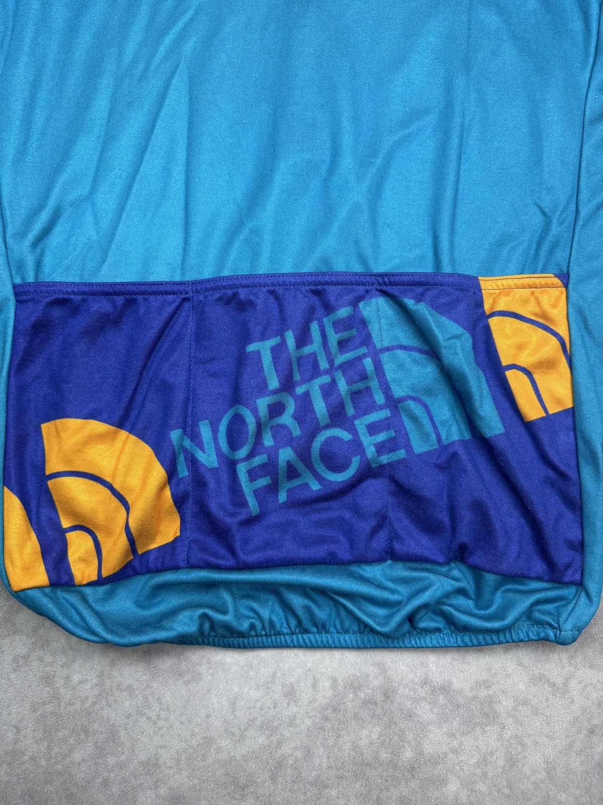 Vintage The North Face Cycling Jersey Small USA Made 90s Bike Shirt Tee